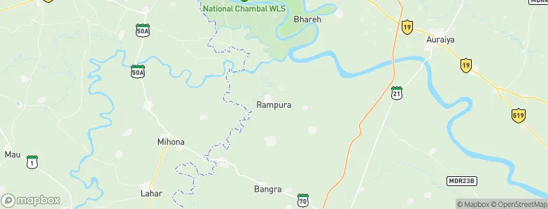 Rāmpura, India Map