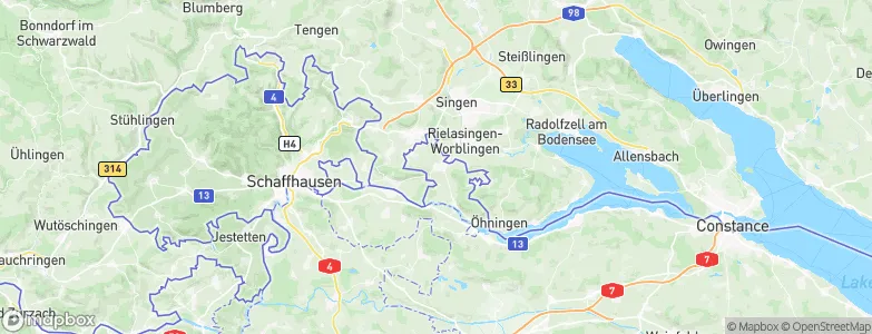 Ramsen, Switzerland Map
