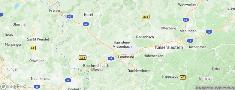 Ramstein, Germany Map