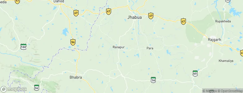 Rānāpur, India Map