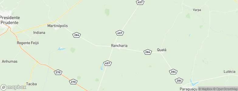 Rancharia, Brazil Map