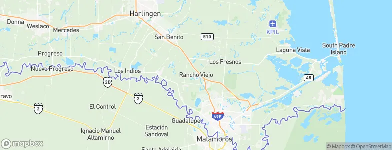 Rancho Viejo, United States Map