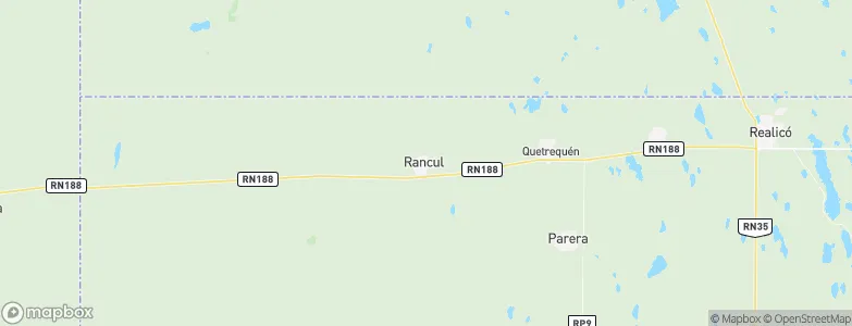 Rancul, Argentina Map