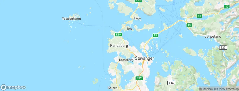 Randaberg, Norway Map
