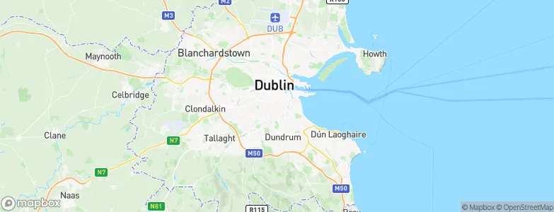 Ranelagh, Ireland Map