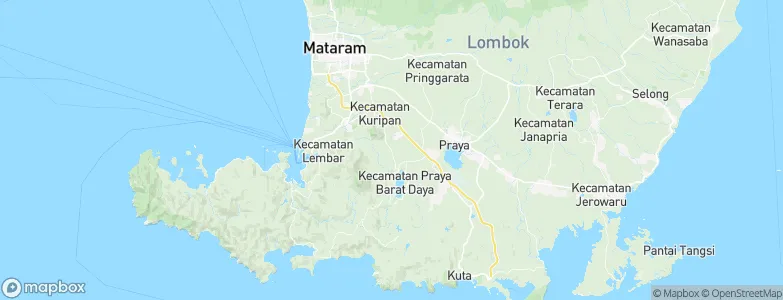 Ranggagata, Indonesia Map