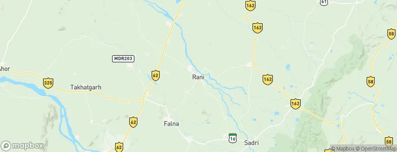 Rāni, India Map