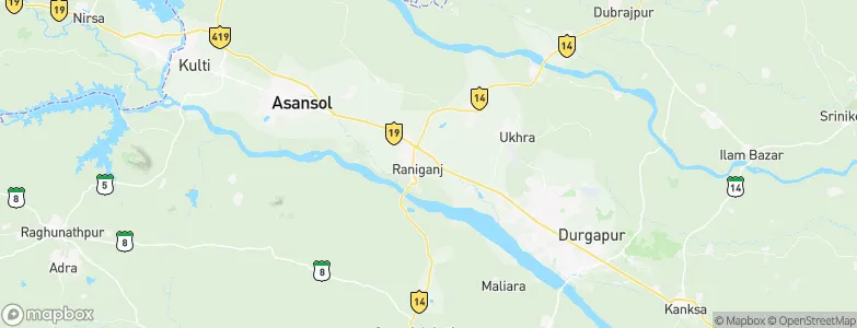Raniganj, India Map