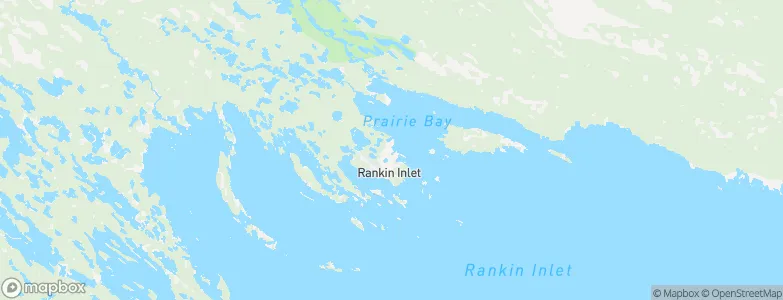 Rankin Inlet, Canada Map