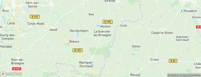Rannée, France Map