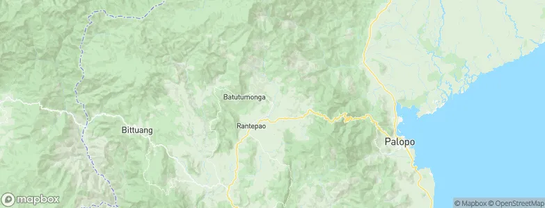 Rantepang, Indonesia Map