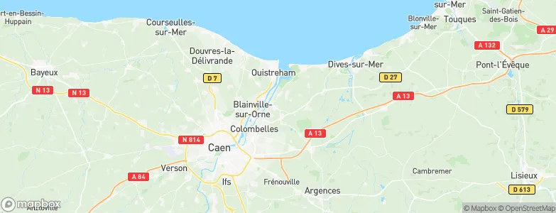 Ranville, France Map