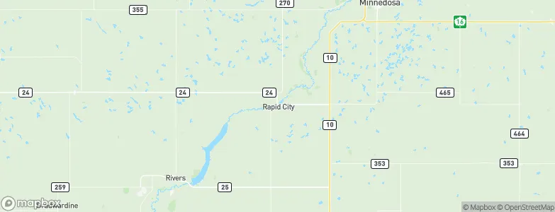 Rapid City, Canada Map