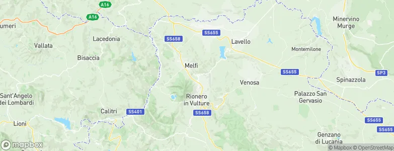 Rapolla, Italy Map