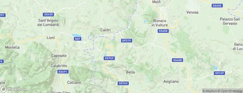 Rapone, Italy Map