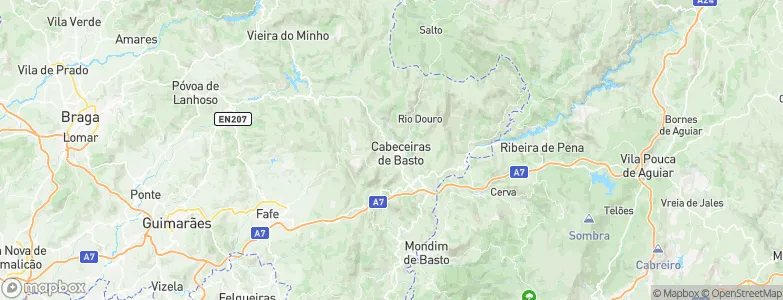 Raposeira, Portugal Map