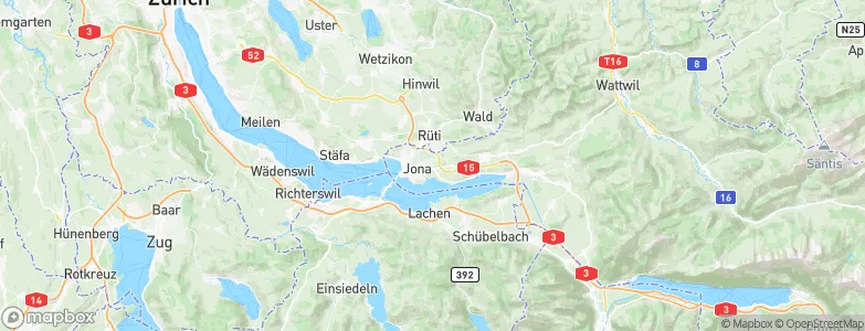 Rapperswil-Jona, Switzerland Map
