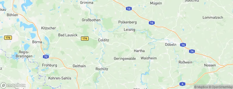 Raschütz, Germany Map