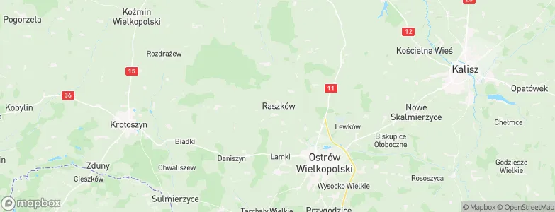 Raszków, Poland Map
