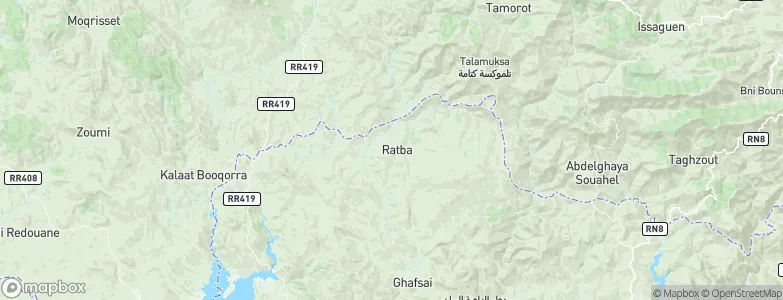 Ratba, Morocco Map
