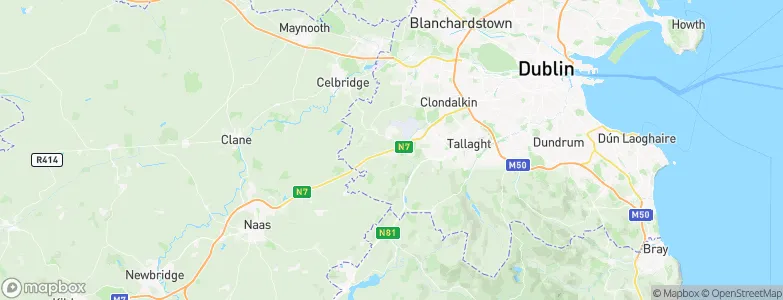 Rathcoole, Ireland Map