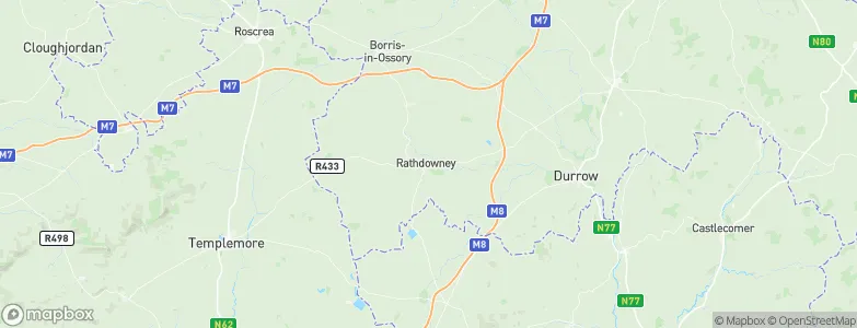 Rathdowney, Ireland Map