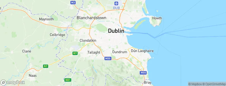 Rathgar, Ireland Map