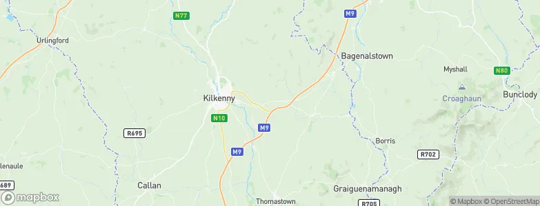 Rathgarvan, Ireland Map