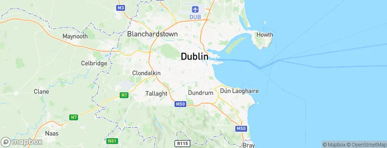 Rathmines, Ireland Map
