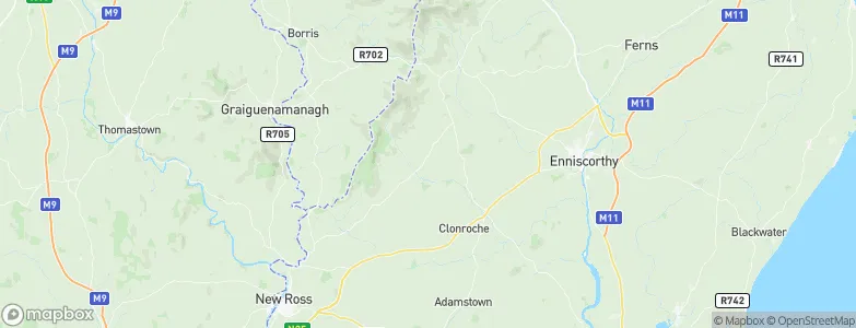 Rathnure, Ireland Map