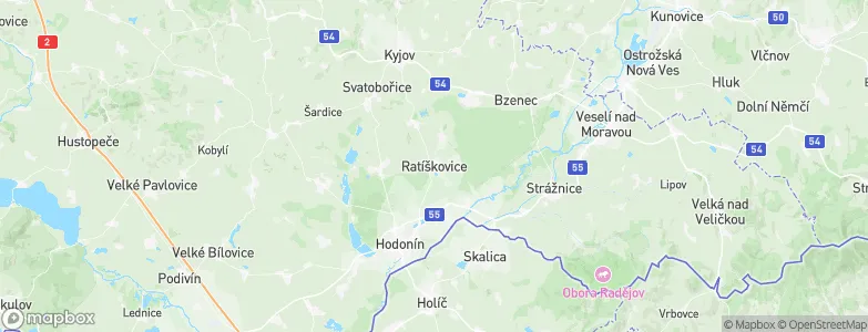 Ratíškovice, Czechia Map