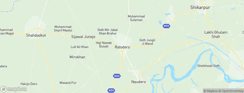 Ratodero, Pakistan Map