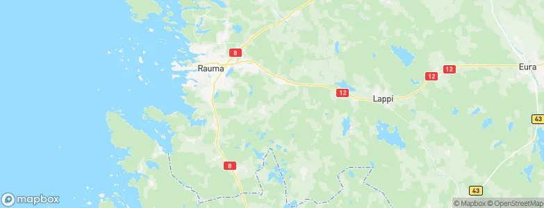 Rauma, Finland Map