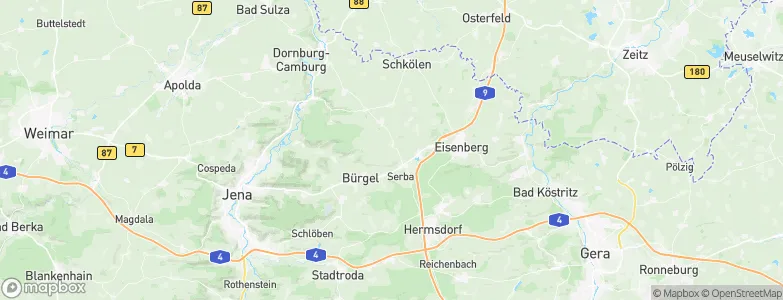 Rauschwitz, Germany Map