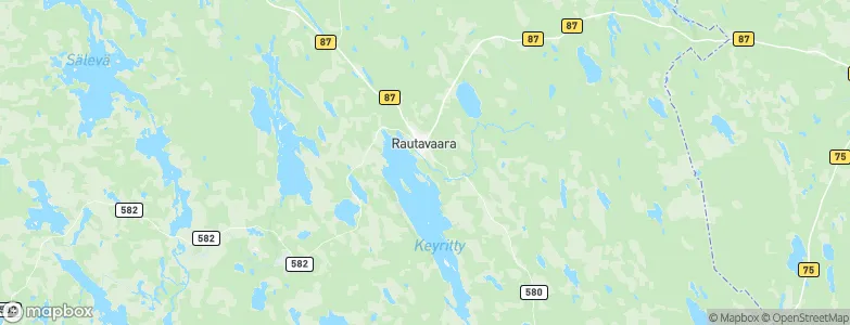 Rautavaara, Finland Map