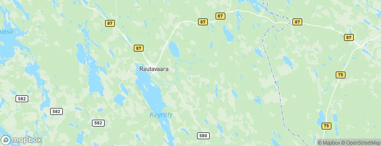 Rautavaara, Finland Map