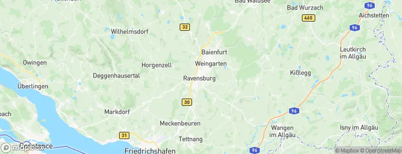 Ravensburg, Germany Map