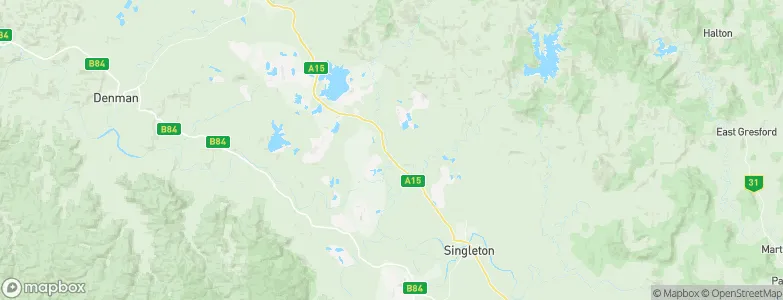 Ravensworth, Australia Map