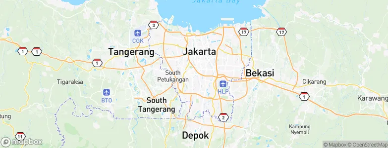 Rawa Barat, Indonesia Map