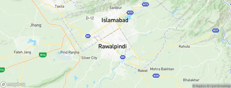 Rawalpindi, Pakistan Map