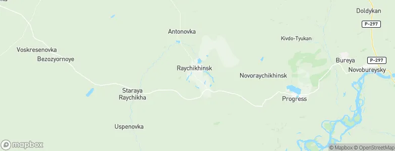 Raychikhinsk, Russia Map