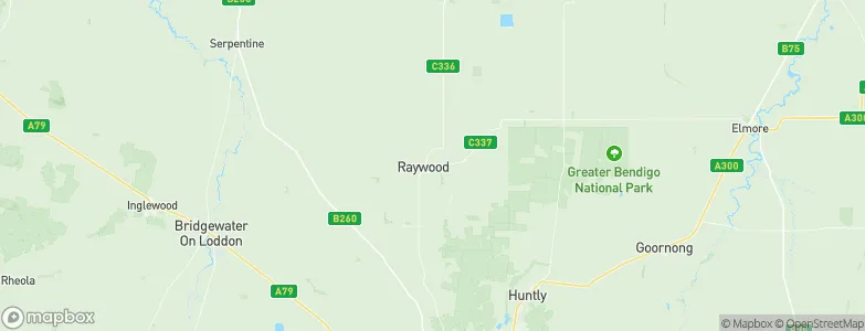 Raywood, Australia Map