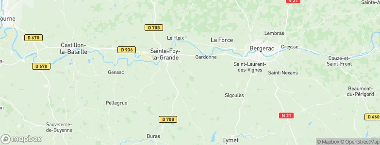 Razac-de-Saussignac, France Map