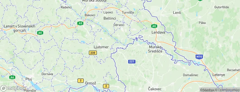 Razkrižje, Slovenia Map