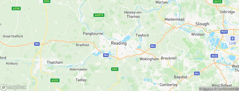 Reading, United Kingdom Map