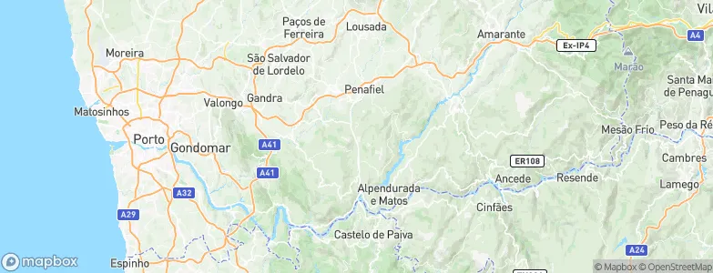 Real de Cima, Portugal Map