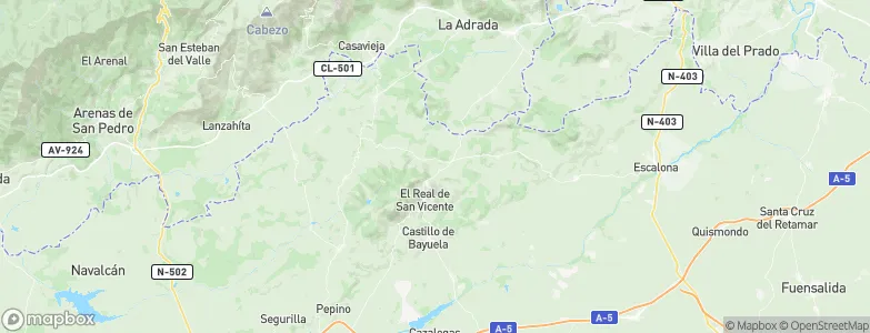 Real de San Vicente, El, Spain Map