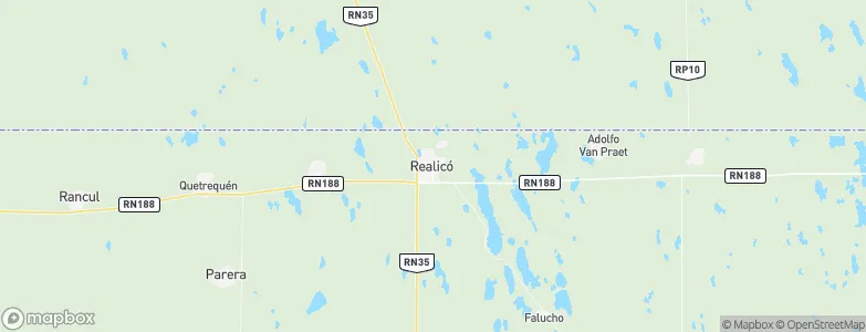 Realicó, Argentina Map