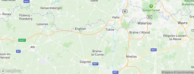 Rebecq, Belgium Map