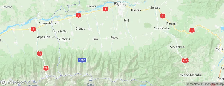 Recea, Romania Map
